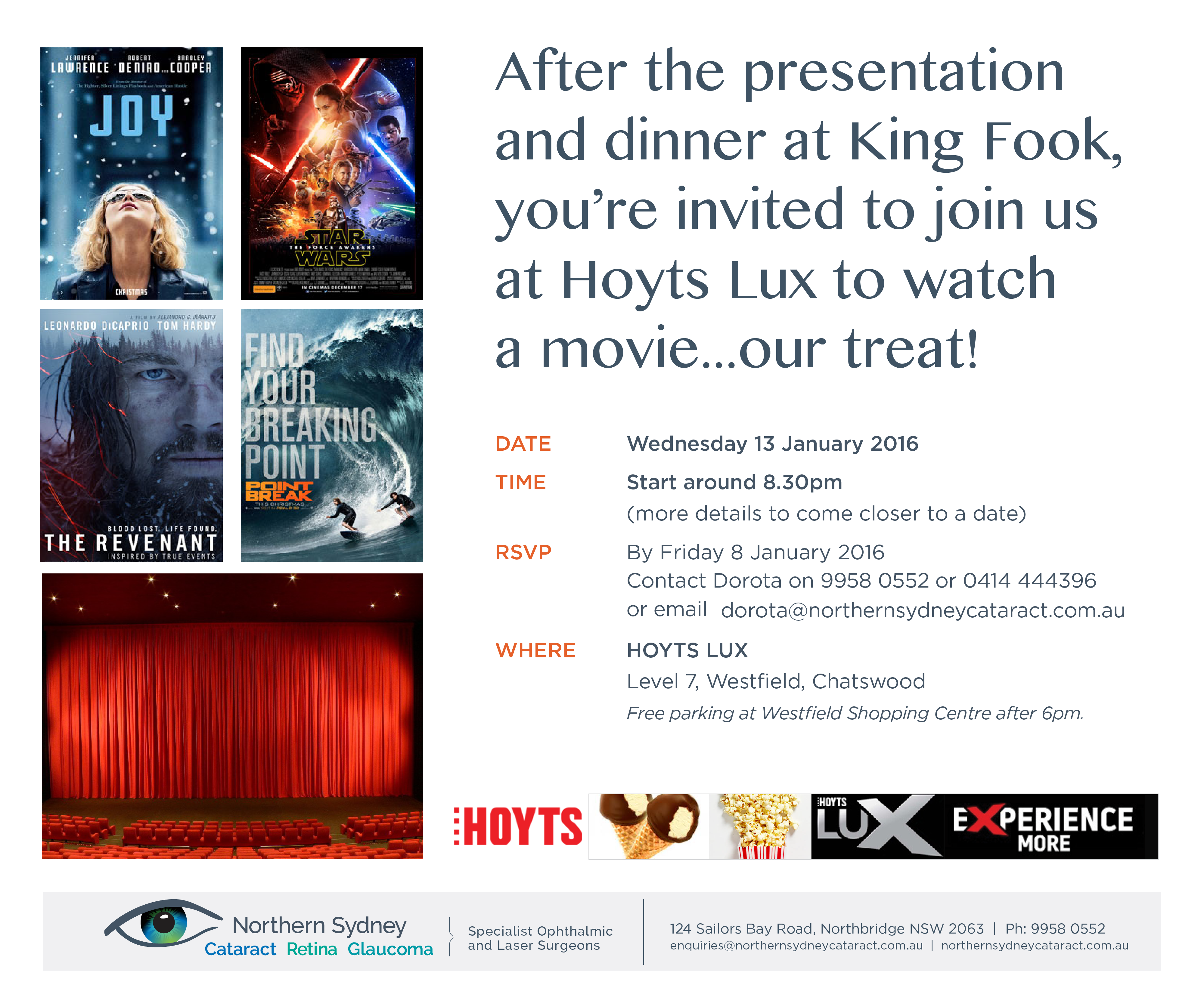 Movies invite