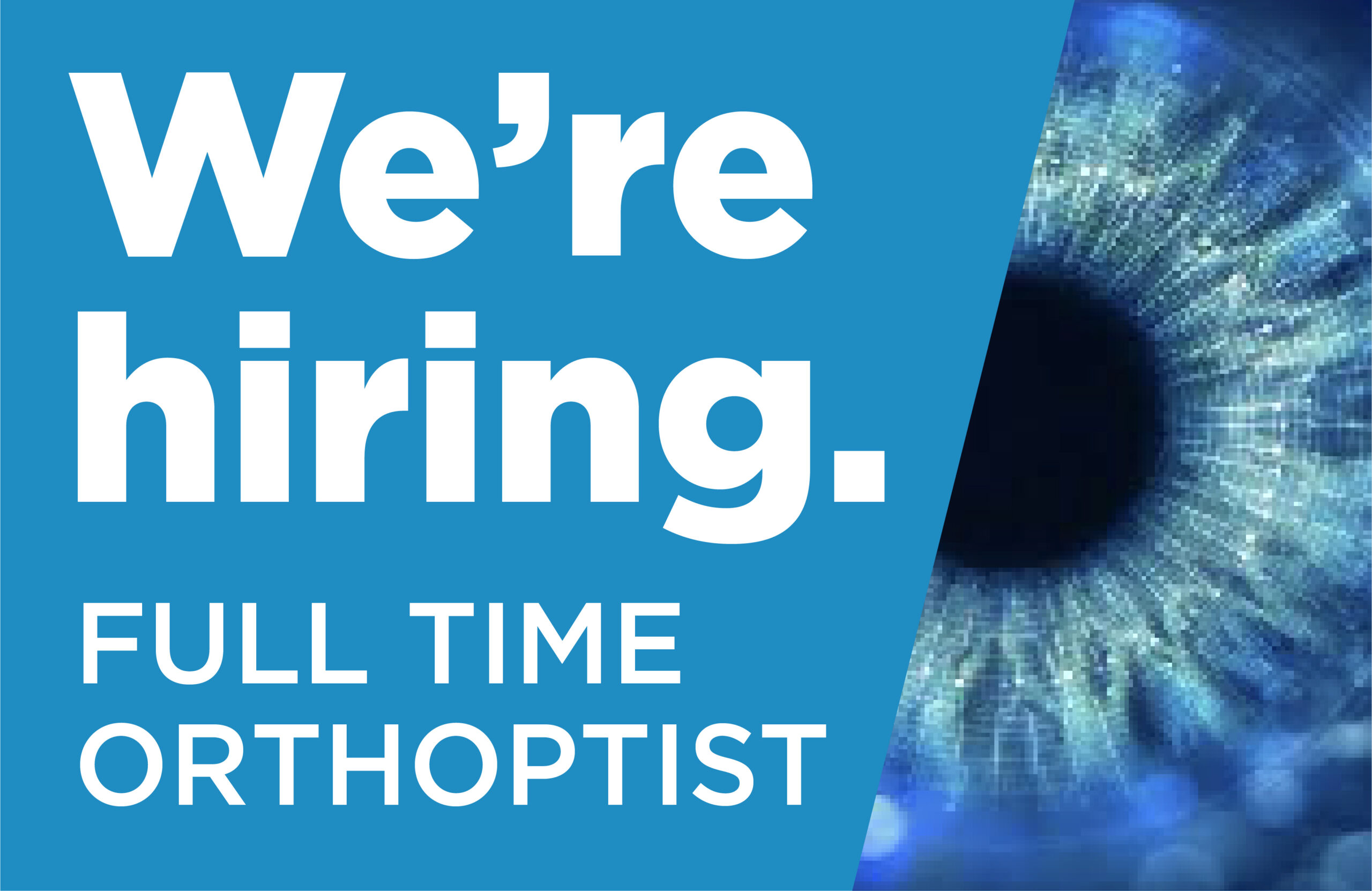 WE ARE HIRING FULL TIME ORTHOPTIST Northern Sydney Cataract